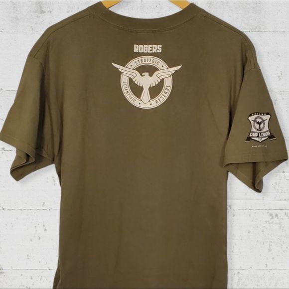 ☆ "Custom Marvel Comics" ☆ Camp  Lehigh / (Steve Rogers) Men's Tee - Picture 5 of 8